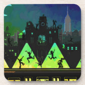 New York Boogie Nights Getränkeuntersetzer (Vorderseite)