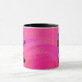 New York Boogie Nights Gitarre Hot Pink Tasse (Zentrum)