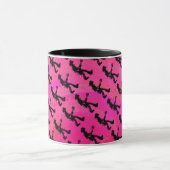 New York Boogie Nights Gitarre Hot Pink Tasse (Zentrum)