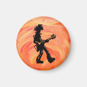 New York Boogie Nights Gitarre Orange Magnet