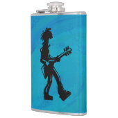 New York Boogie Nights Guitar Blue Flachmann (Links)