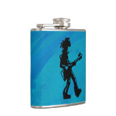 New York Boogie Nights Guitar Blue Flachmann (Rechts)