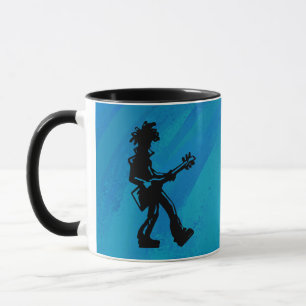 New York Boogie Nights Guitar Blue Tasse