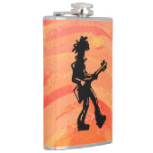 New York Boogie Nights Guitar Orange Flachmann (Rechts)