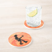 New York Boogie Nights Guitar Orange Untersetzer (Seite)