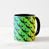 New York Boogie Nights Guitar Rainbow Tasse (VorderseiteRechts)