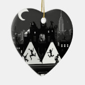 New York Boogie Nights Keramik Ornament (Rechts)