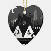 New York Boogie Nights Keramik Ornament (Links)