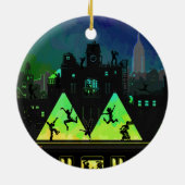 New York Boogie Nights Keramikornament (Hinten)