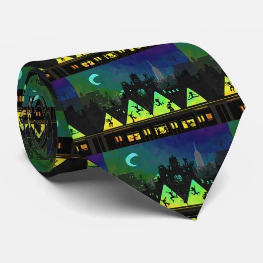 New York Boogie Nights Krawatte (Gerollt)