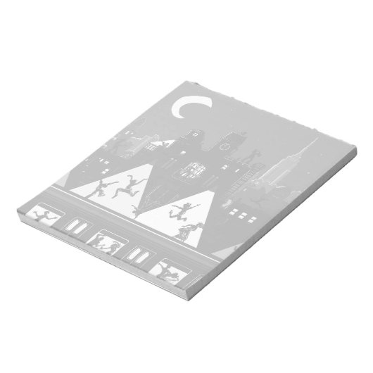 New York Boogie Nights Notizblock (Rotiert)