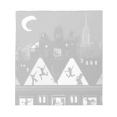 New York Boogie Nights Notizblock (Vorderseite)