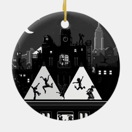 New York Boogie Nights Ornament (Hinten)