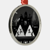 New York Boogie Nights Ornament Aus Metall (Rechts)