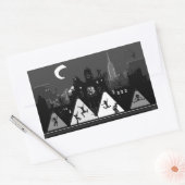 New York Boogie Nights Rechteckiger Aufkleber (Umschlag)