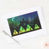 New York Boogie Nights Rechteckiger Aufkleber (Umschlag)