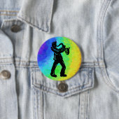 New York Boogie Nights Saxophon Rainbow Button (Beispiel)