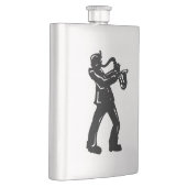 New York Boogie Nights Saxophon Rainbow Flachmann (Rechts)