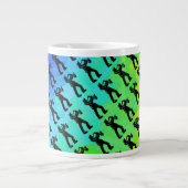 New York Boogie Nights Saxophon Rainbow Jumbo-Tasse (Vorderseite)