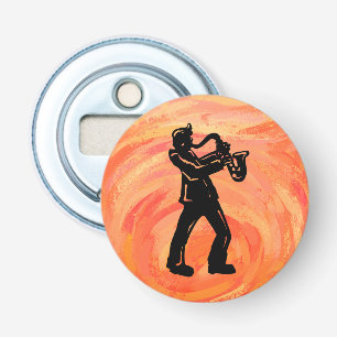 New York Boogie Nights Saxophone Orange Flaschenöffner