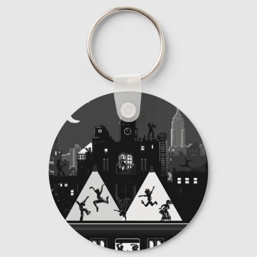 New York Boogie Nights Schlüsselanhänger (Vorderseite)