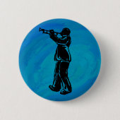 New York Boogie Nights Trumpet Blue Button (Vorderseite)