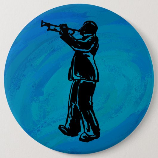New York Boogie Nights Trumpet Blue Button (Vorderseite)
