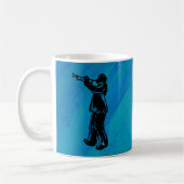 New York Boogie Nights Trumpet Blue Kaffeetasse (Links)