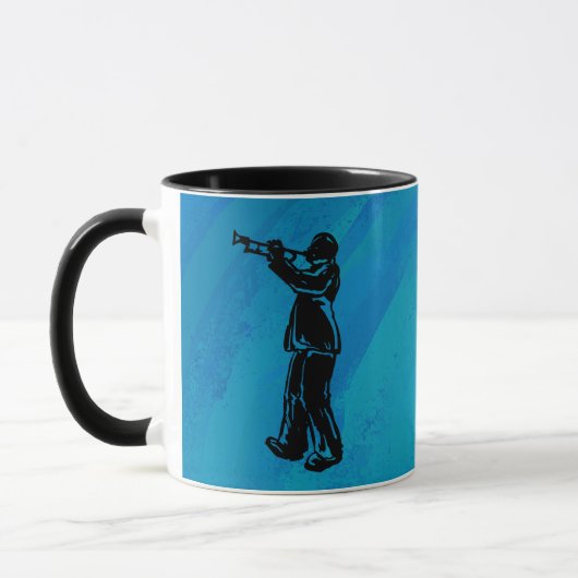 New York Boogie Nights Trumpet Blue Tasse (Links)