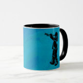 New York Boogie Nights Trumpet Blue Tasse (VorderseiteRechts)