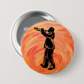 New York Boogie Nights Trumpet Orange Button (Vorne & Hinten)