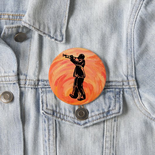 New York Boogie Nights Trumpet Orange Button (Beispiel)