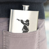 New York Boogie Nights Trumpet Orange Flachmann (Beispiel)