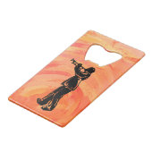 New York Boogie Nights Trumpet Orange Geldbeutel Flaschenöffner (Rückseite Schrägansicht)