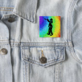 New York Boogie Nights Trumpet Rainbow Button (Beispiel)