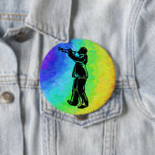 New York Boogie Nights Trumpet Rainbow Button (Beispiel)