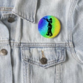 New York Boogie Nights Trumpet Rainbow Button (Beispiel)