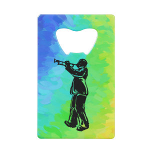New York Boogie Nights Trumpet Rainbow Geldbeutel Flaschenöffner