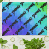 New York Boogie Nights Trumpet Rainbow Küchentuch (Gefaltet)