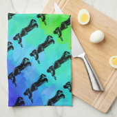 New York Boogie Nights Trumpet Rainbow Küchentuch (Viertel Falte)