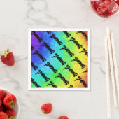 New York Boogie Nights Trumpet Rainbow Serviette (Beispiel)