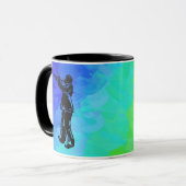 New York Boogie Nights Trumpet Rainbow Tasse (Vorderseite Links)