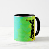 New York Boogie Nights Trumpet Rainbow Tasse (VorderseiteRechts)