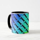 New York Boogie Nights Trumpet Rainbow Tasse (Vorderseite Links)