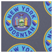 New York Bosnian American Fabric Stoff (Nahaufnahme)