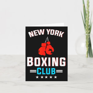 New York Boxing Club - Coole Boxing T-Shirts Karte