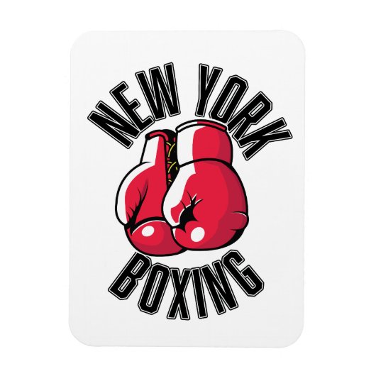 New York Boxing-Logo Magnet (Vertikal)