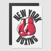 New York Boxing-Logo Magnetkarte (Vorne/Hinten)