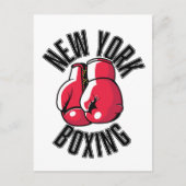New York Boxing-Logo Postkarte (Vorderseite)