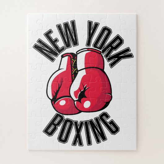 New York Boxing-Logo Puzzle (Vertikal)
